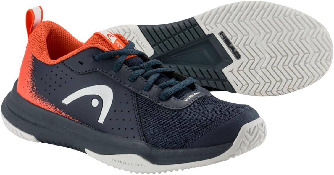 imageHEAD Sprint Court 40 Junior Tennis Shoe Lightweight Breathable AllCourt Kids Sneakers for Tennis Padel amp PickleballDark BlueRed