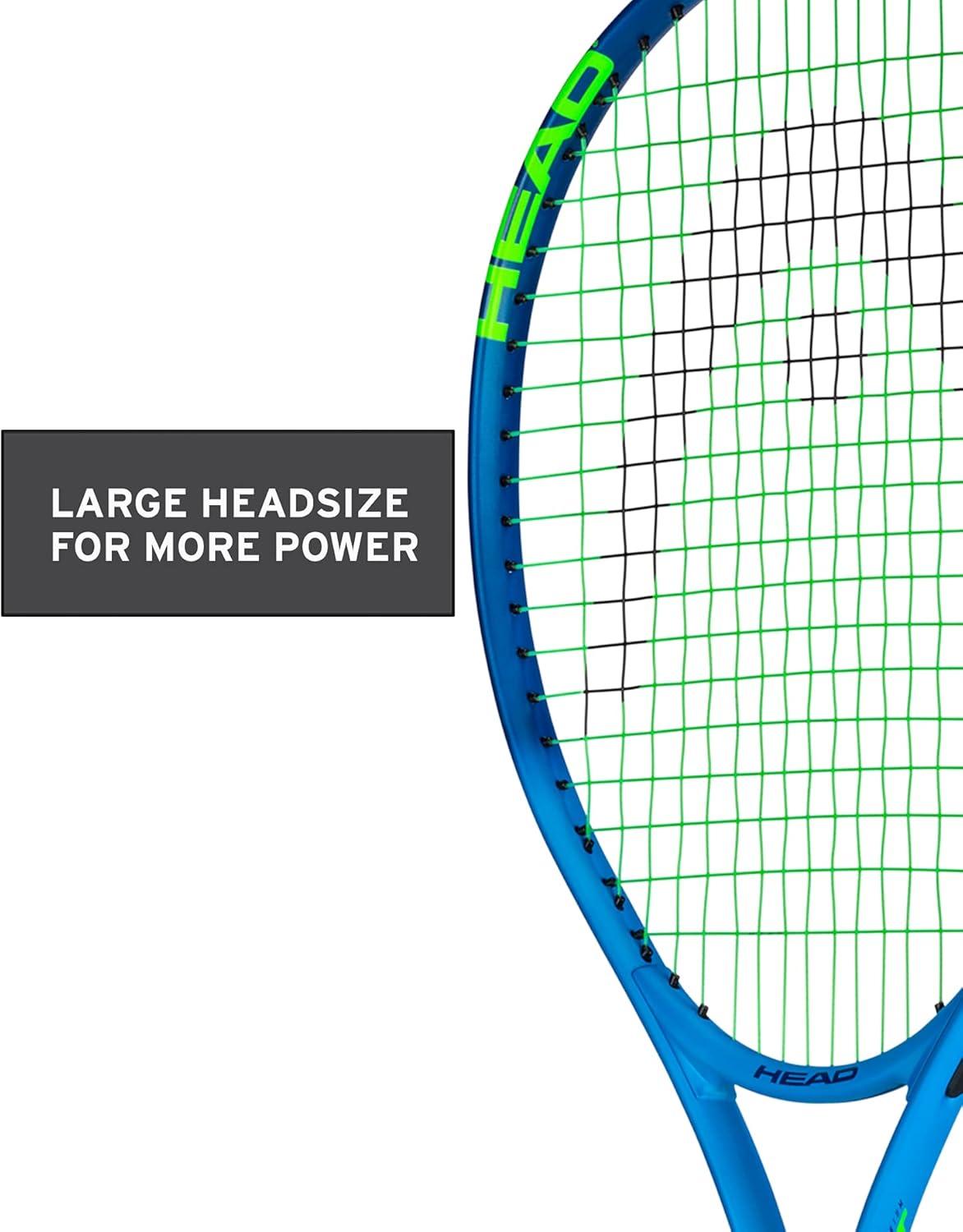 imageHEAD Ti Conquest Tennis Racquet Nano Titanium Technology Oversized Head Lightweight OBeam Construction PreStrung Beginner amp Recreational Tennis RacquetBlue