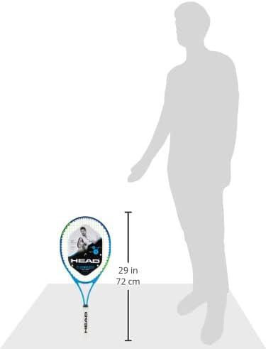imageHEAD Ti Conquest Tennis Racquet Nano Titanium Technology Oversized Head Lightweight OBeam Construction PreStrung Beginner amp Recreational Tennis RacquetBlue