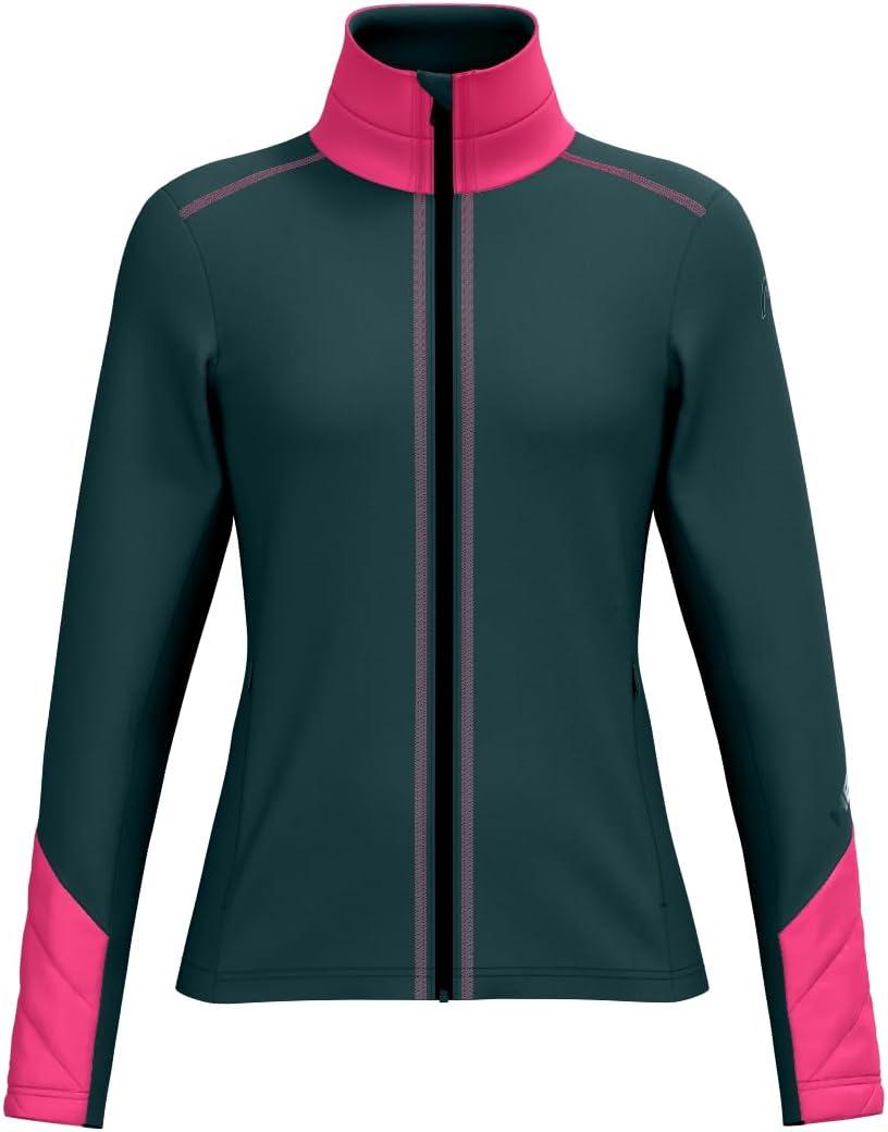 imageHEAD Womens Asteria Full Zip Midlayer Power Stretch QuickDry Performance StandUp CollarDark Teal