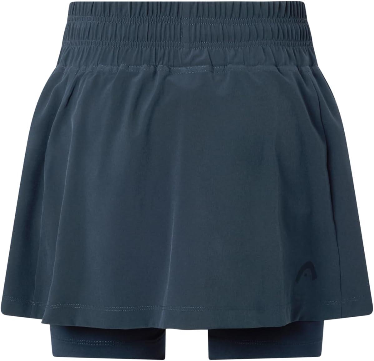 imageHEAD Womens Play Skort Performance Stretch Tennis Skirt with Builtin Shorts amp MoistureWicking FabricNavy