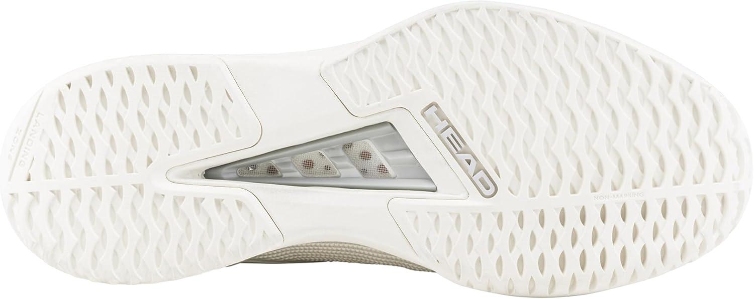 imageHEAD Womens Sprint Pro 40 Tennis Shoe Lightweight Breathable AllCourt PerformanceChalk WhiteLight Grey
