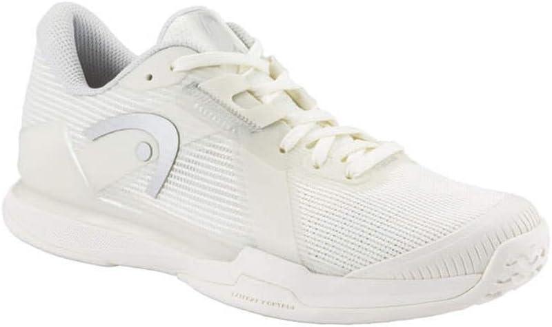 imageHEAD Womens Sprint Pro 40 Tennis Shoe Lightweight Breathable AllCourt PerformanceChalk WhiteLight Grey