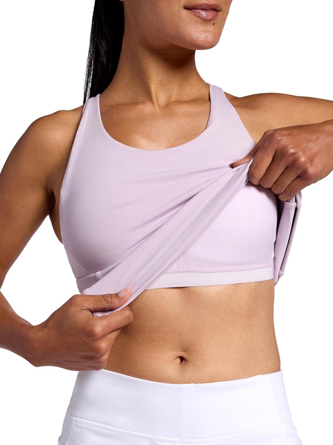 imageHead Womens Conquer Bra Tank Top Slim Fit Stretch Midweight Material MoistureWickingLavender Frost