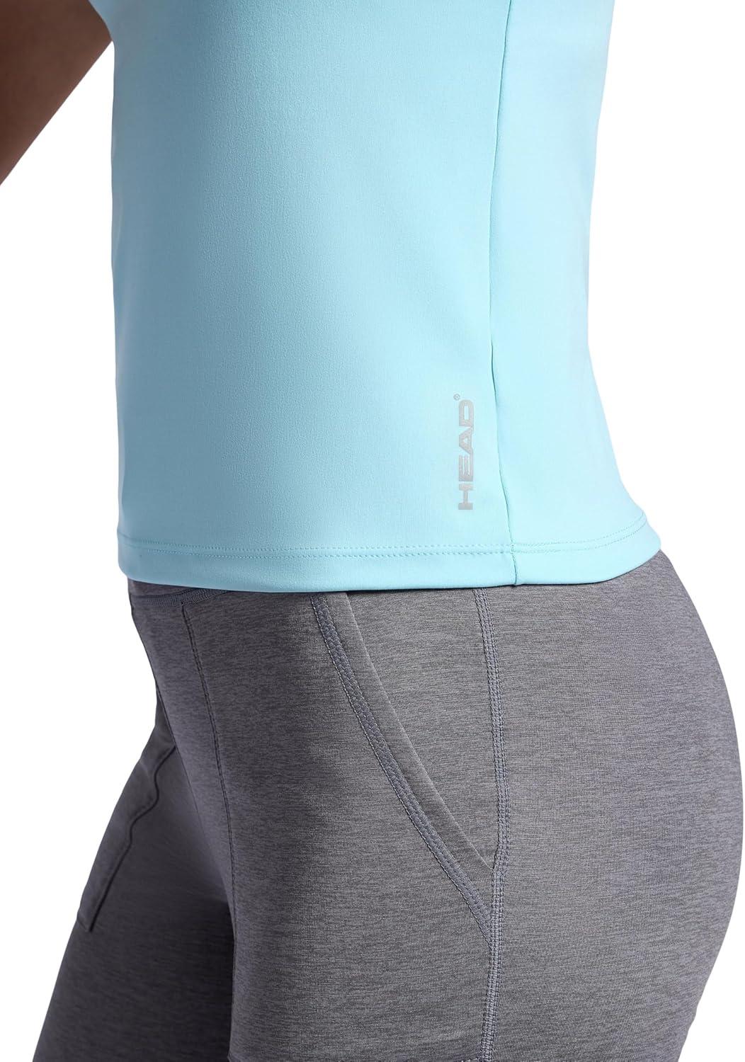 imageHead Womens MediumImpact Everyday Bra Tank Top Slim Fit Stretch Midweight Material MoistureWickingAquatic