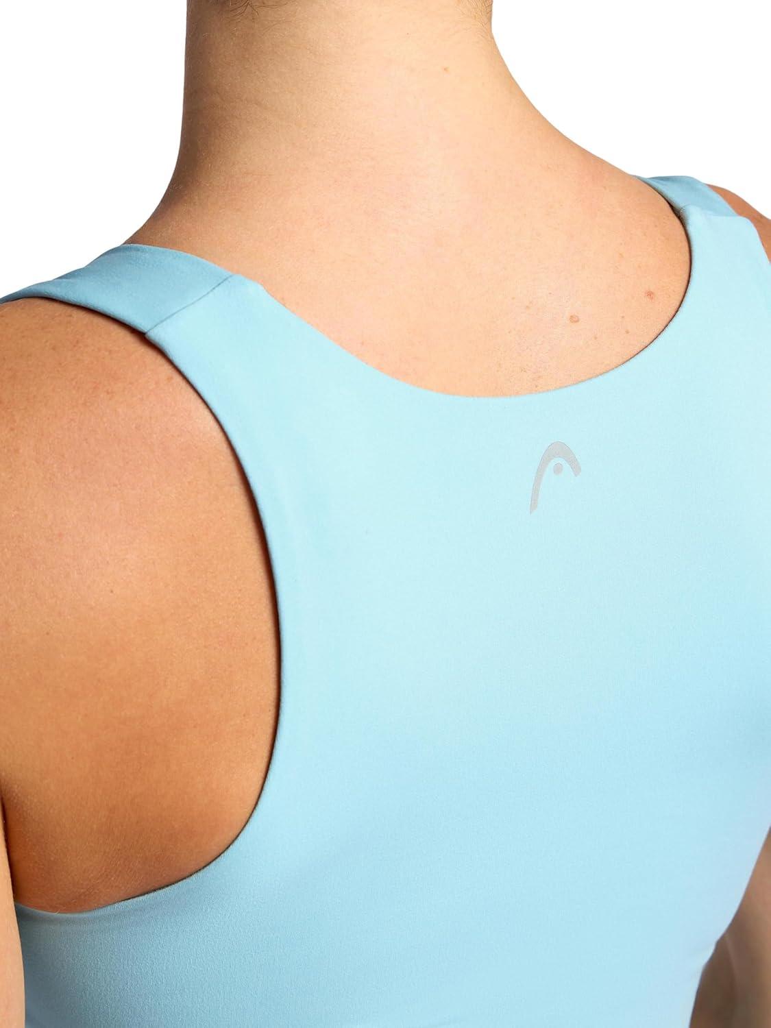 imageHead Womens MediumImpact Everyday Bra Tank Top Slim Fit Stretch Midweight Material MoistureWickingAquatic