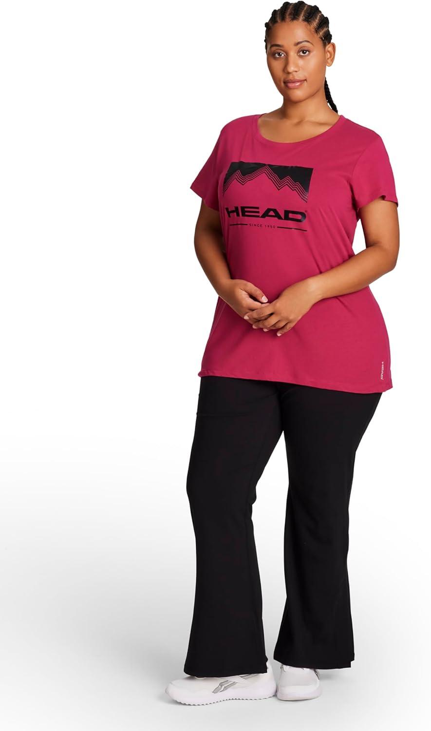 imageHead Womens Mountains Reverb Top Relaxed Fit Lightweight Jersey MaterialCherries Jubilee