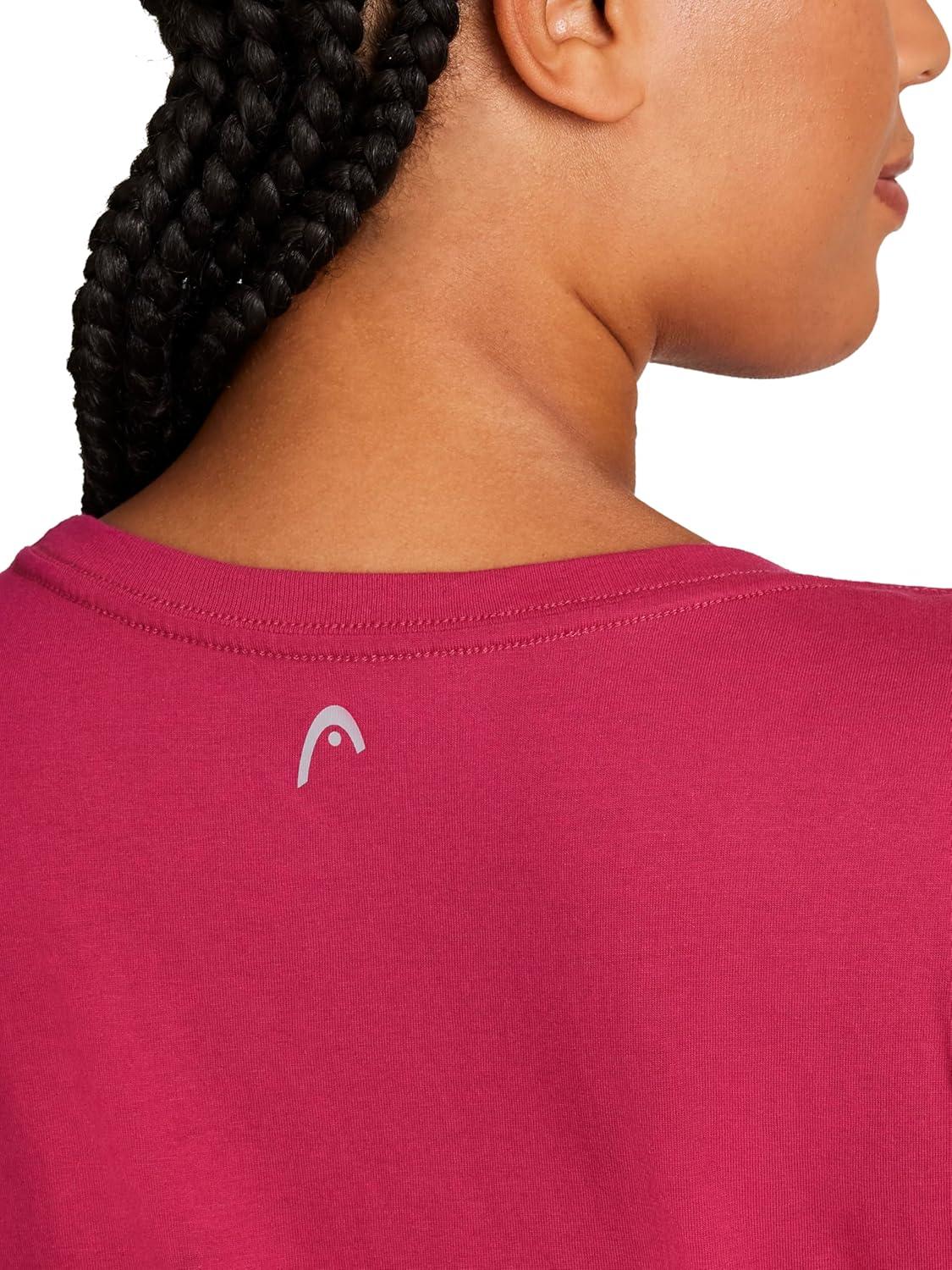 imageHead Womens Mountains Reverb Top Relaxed Fit Lightweight Jersey MaterialCherries Jubilee