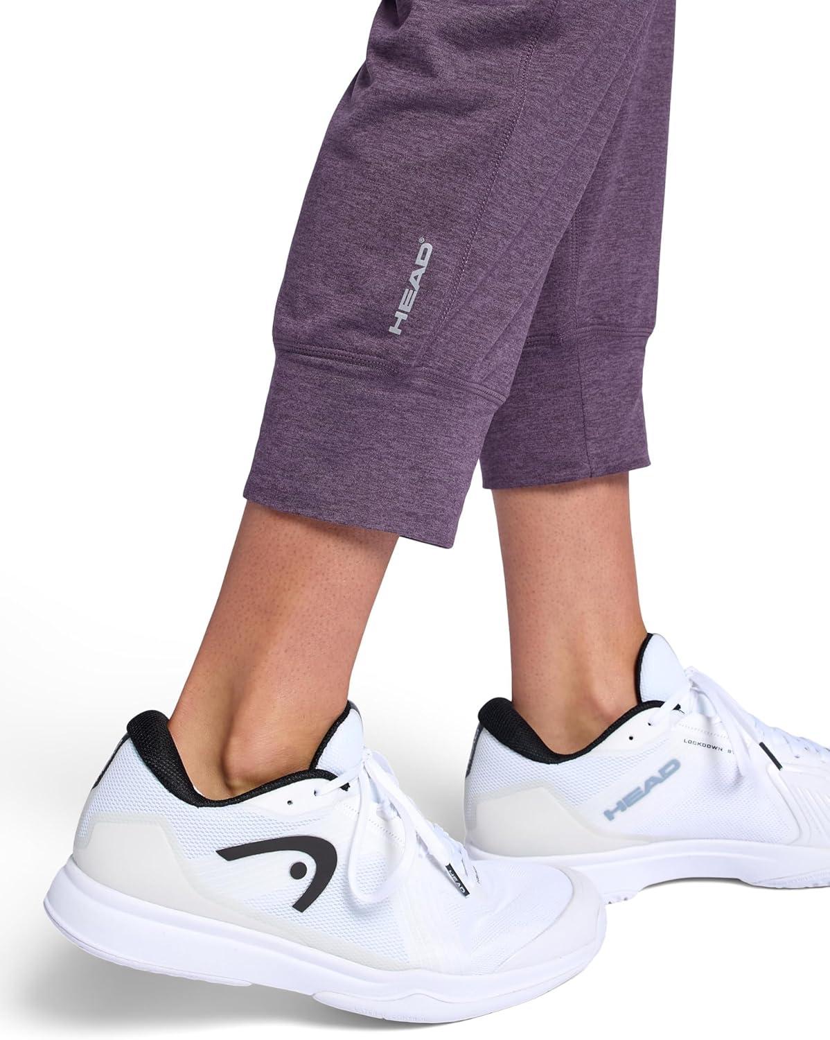 imageHead Womens Rebound Jogger Standard Fit 24 Inseam Stretch Midweight MaterialPlum Perfect Heather