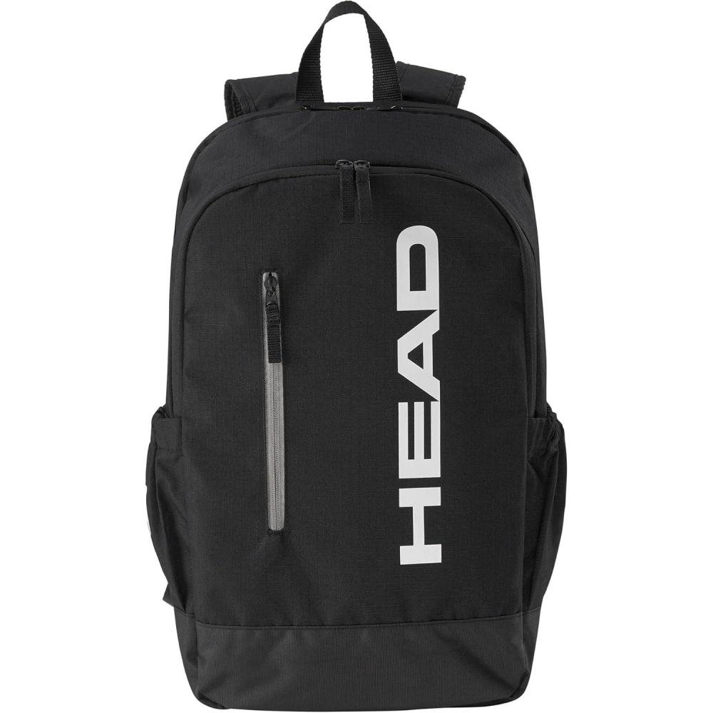imageHEAD Base Backpack 17L Tennis Bag Holds 2 Racquets Water Bottle Pockets amp Front Accessory Pocket