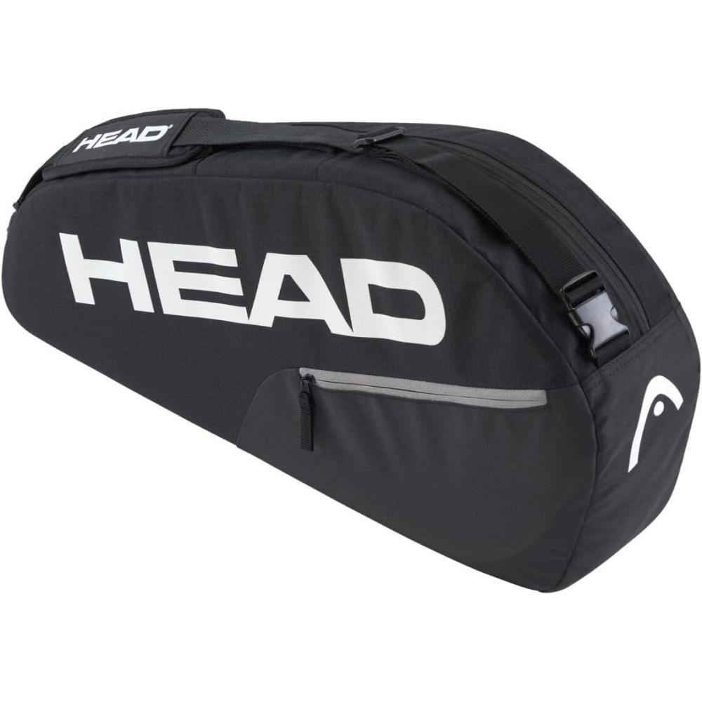 imageHEAD Base Racquet Bag S Tennis Bag 16L Holds Up to 3 Racquets Reinforced Construction Adjustable Shoulder Strap Front Zipper Pocket Lightweight Racquet Equipment Bag