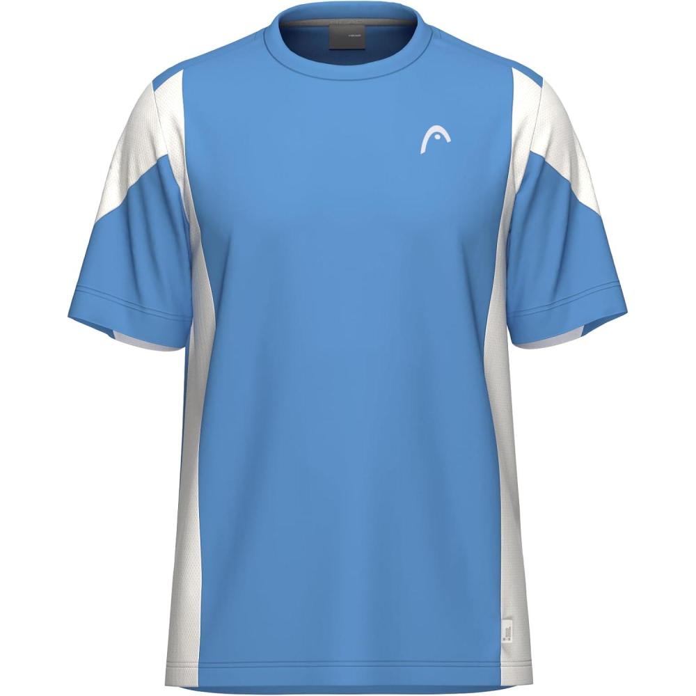 imageHEAD Boys Slice Performance TShirt Lightweight Moisture Wicking Athletic TeeAirforce BlueWhite