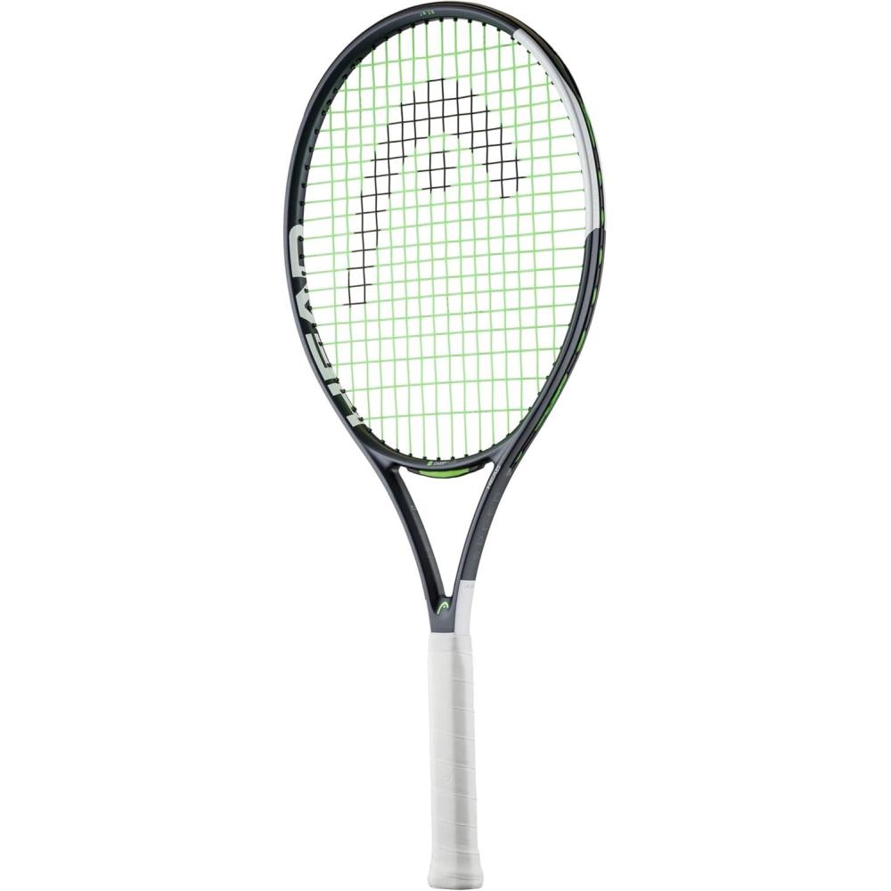 imageHEAD IG Speed Jr Tennis Racquet for Youth Ages 810 25 and 911 26 Lightweight Graphite Composite Frame Cover Bag IncludedBlackWhite