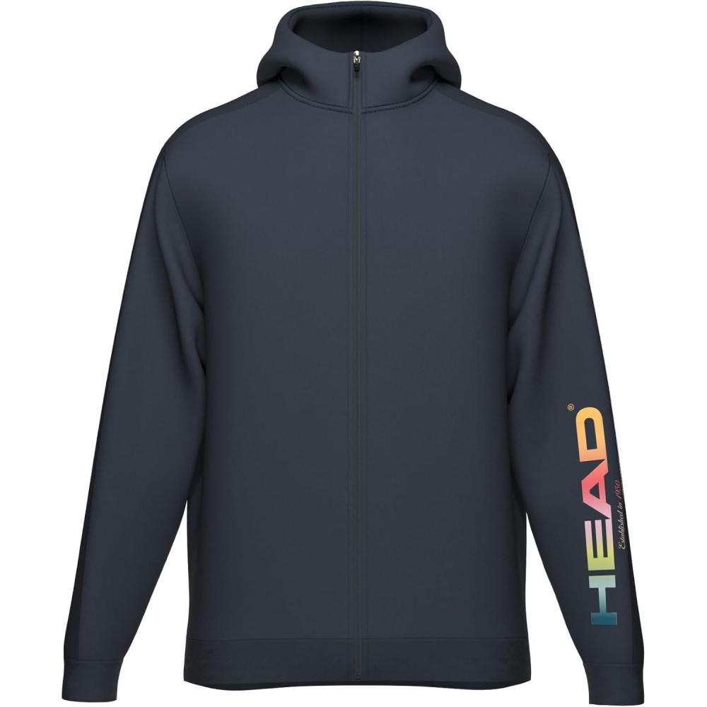 imageHEAD Junior Rally Full Zip Hoodie Soft Athletic Sweatshirt for WarmUp and Everyday WearNavy