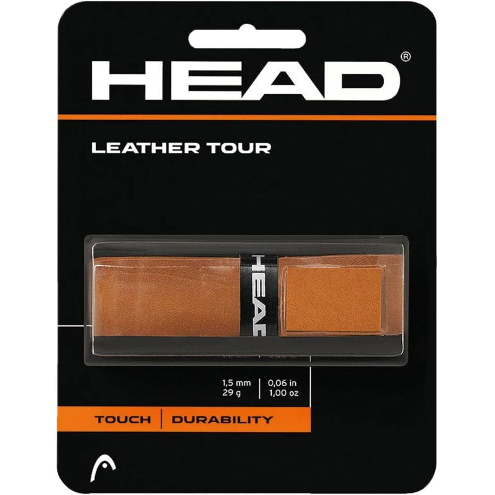 imageHEAD Leather Tour Tennis Racket Replacement Grip Racquet Handle Grip Tape