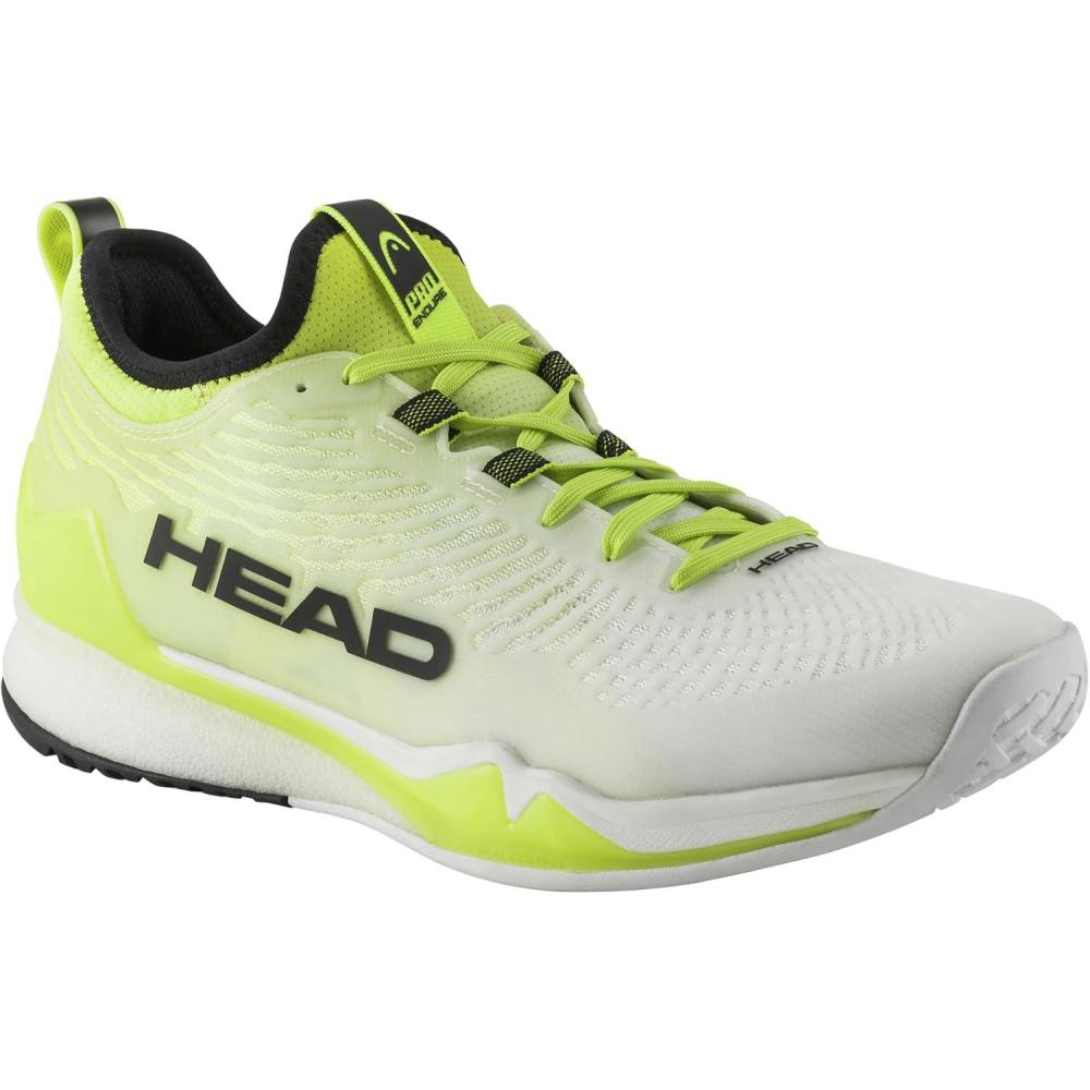 imageHEAD Mens Endure Pro Tennis Shoe Stable Fast Durable All Court PerformanceWhiteYellow