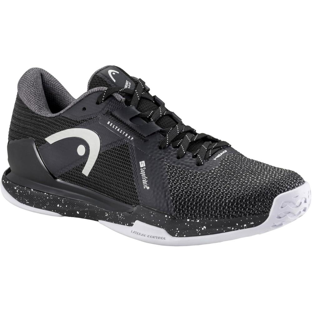 imageHEAD Mens Sprint Pro 40 SF Tennis ShoeBlackWhite
