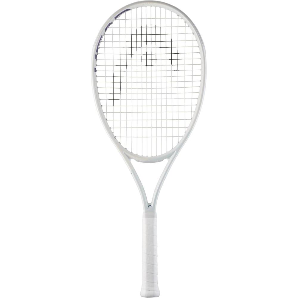 imageHEAD PWR 110 Tennis Racquet  Lightweight Oversized Frame for Beginner amp Intermediate Players Extended Length 274 in Strung Mid Tension with Velocity 16G String 4 14 Grip4 58