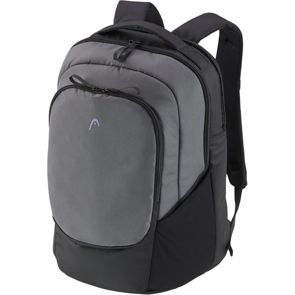 imageHEAD Pro X Backpack 30L Tennis Bag Holds 2 Racquets Shoe Compartment Wide Opening Access Adjustable Water Bottle Pocket Recycled Materials Urban Travel Sports Bag
