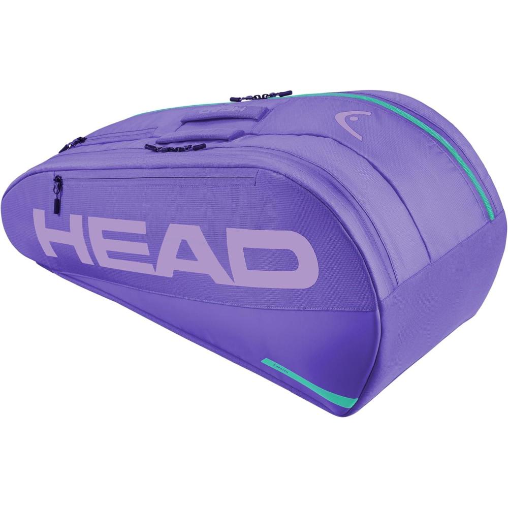 imageHEAD Tour Racquet Bag M 6R Tennis Bag Holds Up to 6 Racquets CCT Climate Control Technology 2 Main Compartments Shoe Pocket amp Backpack Carry SystemPurple