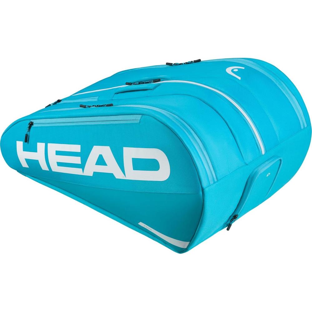 imageHEAD Tour Racquet Bag XL 12R Tennis Bag Holds Up to 12 Racquets CCT Climate Control Technology 3 Main Compartments Shoe Pocket amp Backpack Carry SystemBlue