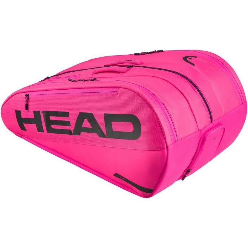 imageHEAD Tour Racquet Bag XL 12R Tennis Bag Holds Up to 12 Racquets CCT Climate Control Technology 3 Main Compartments Shoe Pocket amp Backpack Carry SystemPink
