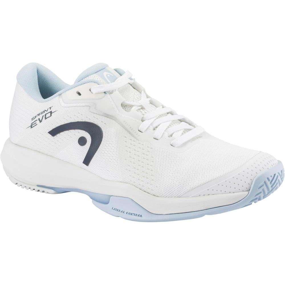 imageHEAD Womens Sprint Evo 40 Tennis Shoe  Lightweight Speed Breathable Comfort Durable AllCourt PerformanceWhiteLight Blue