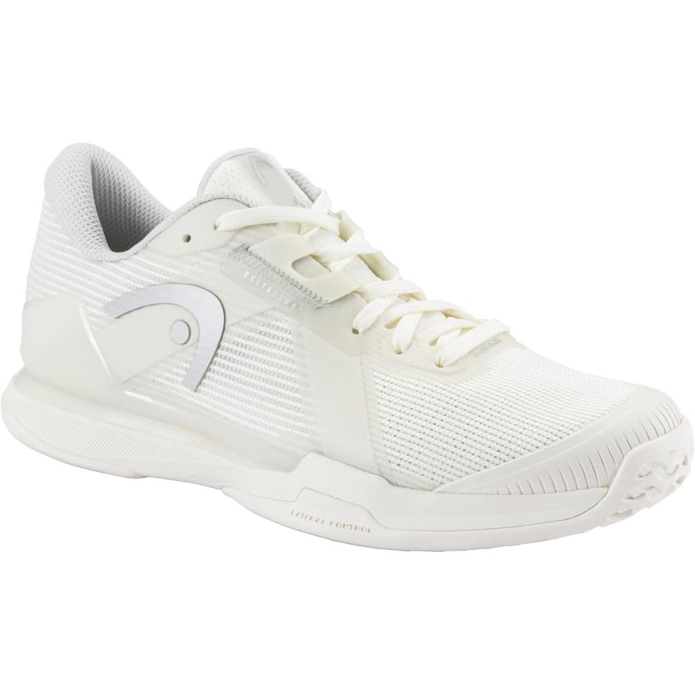 imageHEAD Womens Sprint Pro 40 Tennis Shoe Lightweight Breathable AllCourt PerformanceChalk WhiteLight Grey