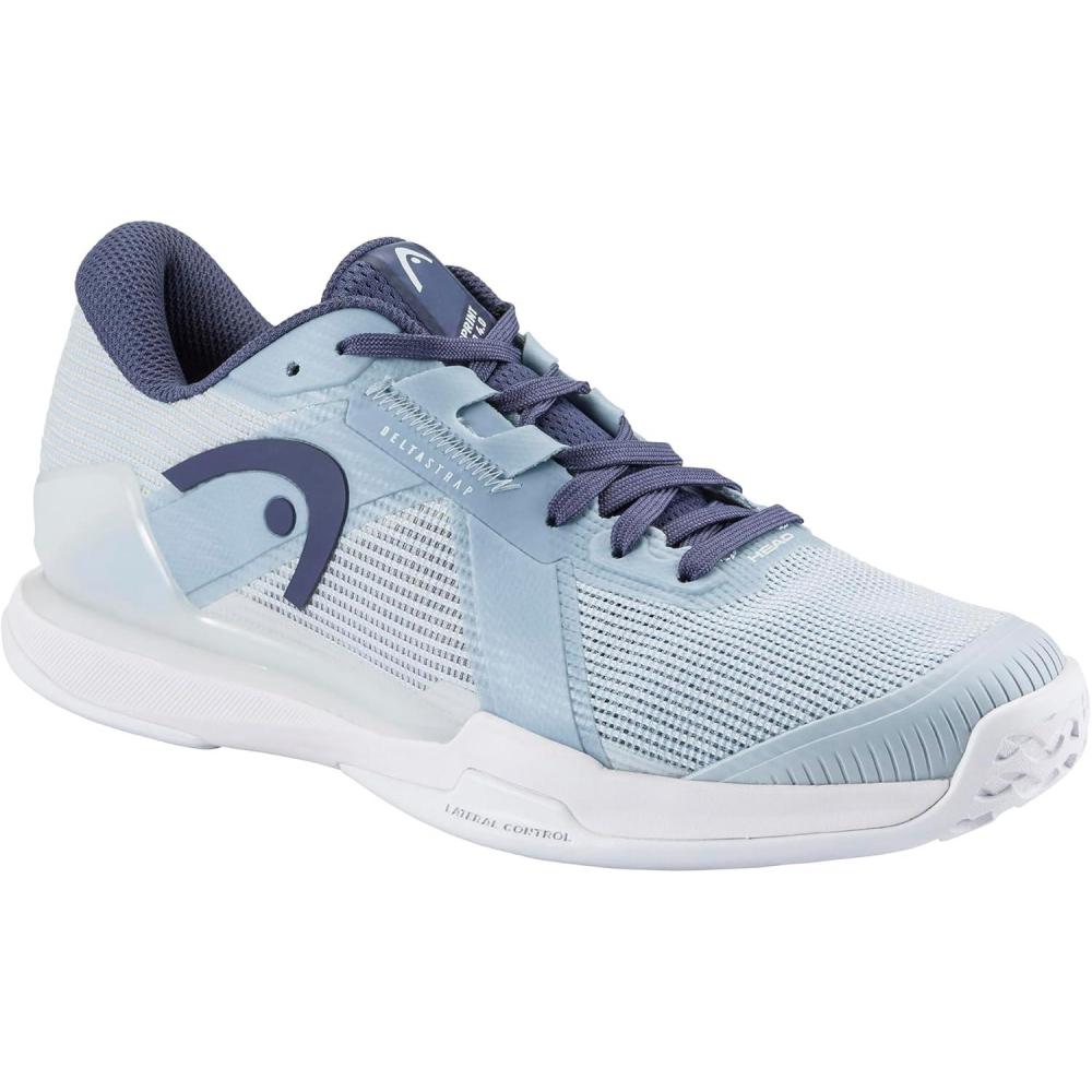 imageHEAD Womens Sprint Pro 40 Tennis Shoe  Lightweight Breathable AllCourt PerformanceLight BlueDark Blue