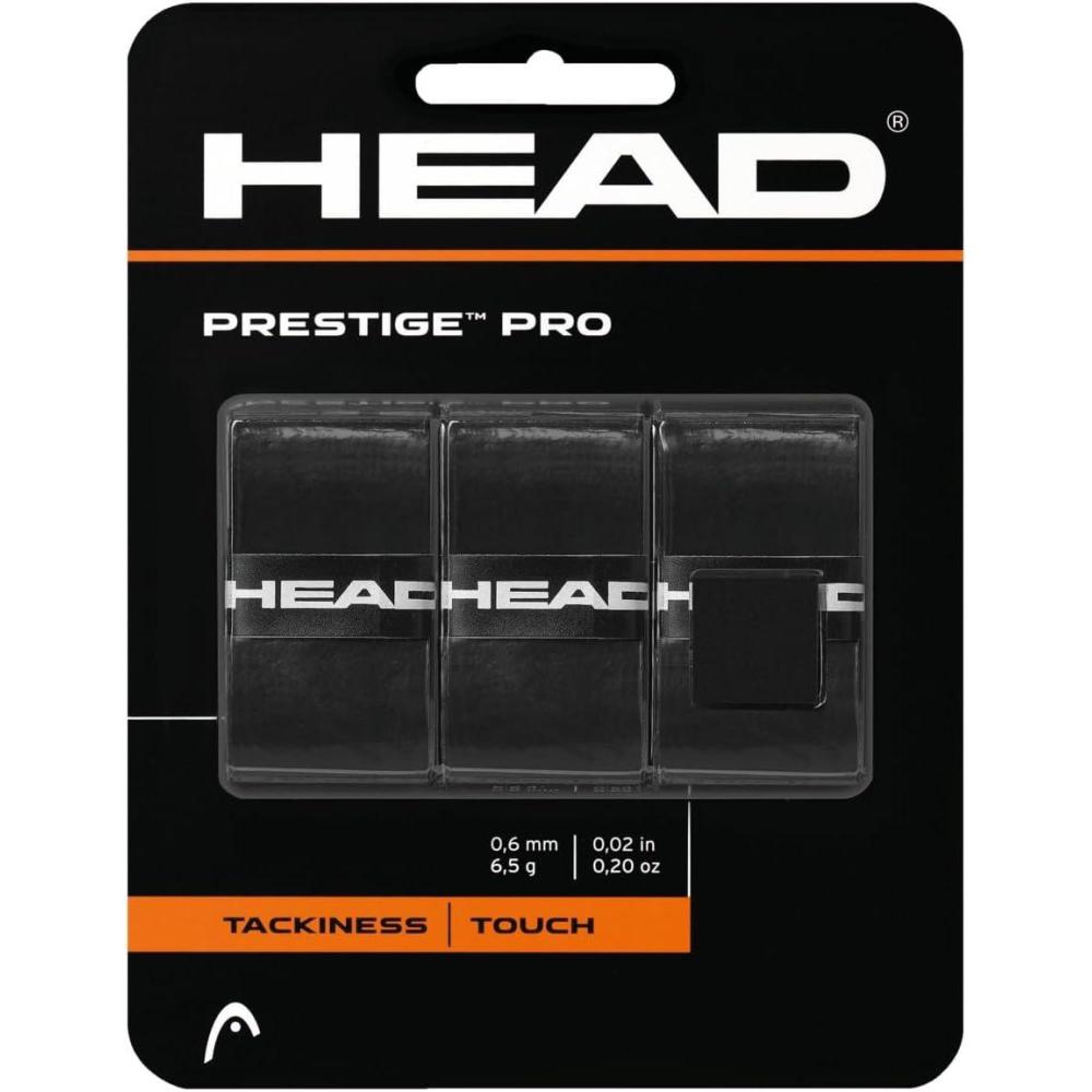 imageHead Prestige Pro Racquet Overgrip  Tennis Racket Grip TapeBlack