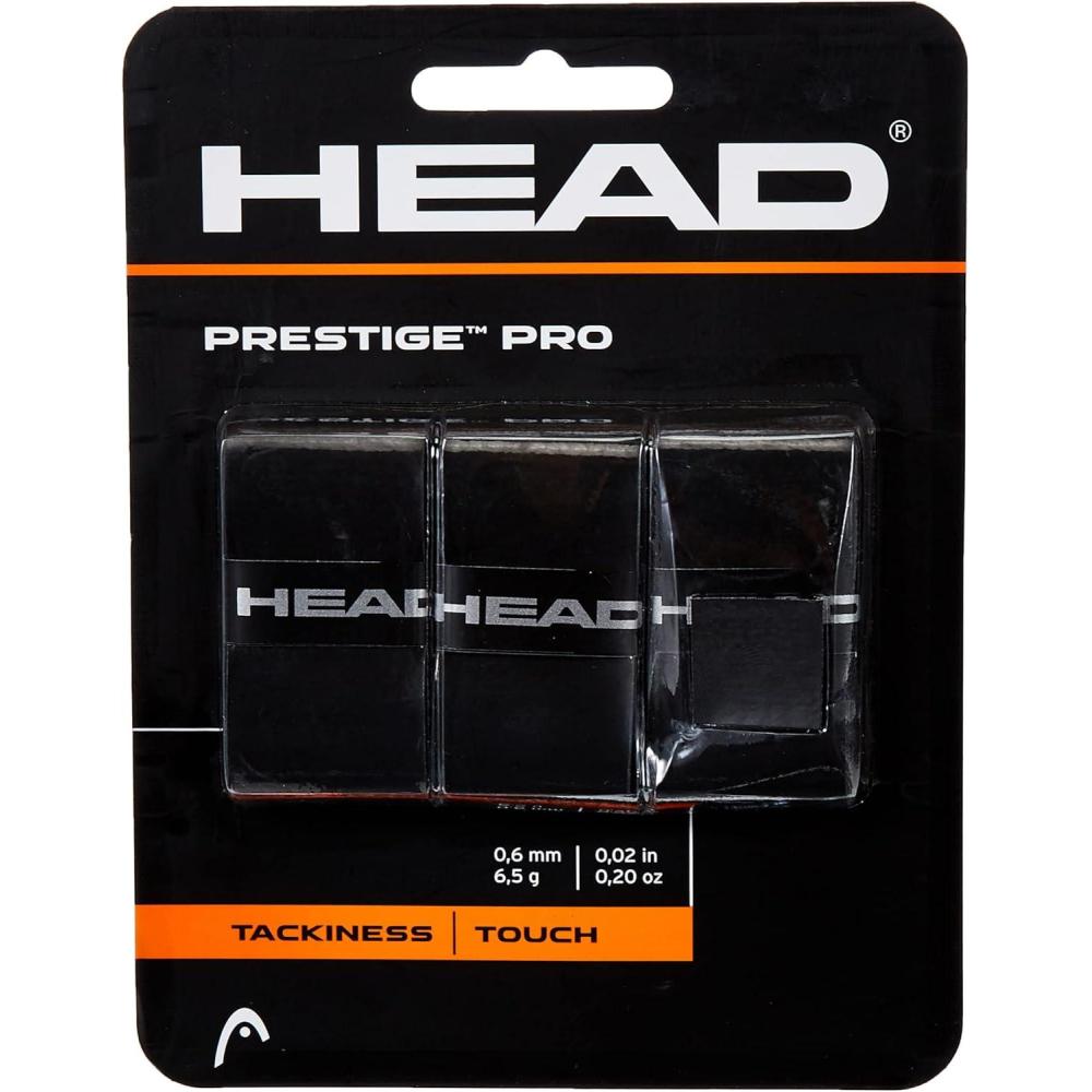 imageHead Prestige Pro Tennis Racquet Overgrip Black