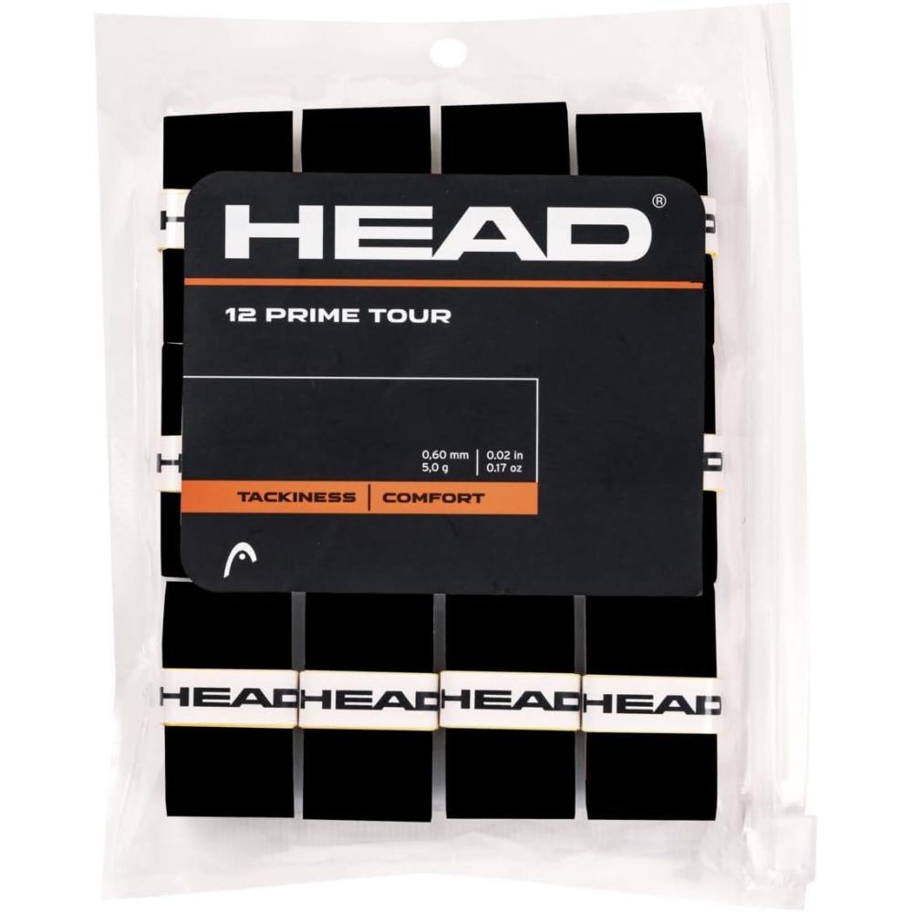 imageHead Prime Tour Overgrip 12 Pack Choice of ColorBlack