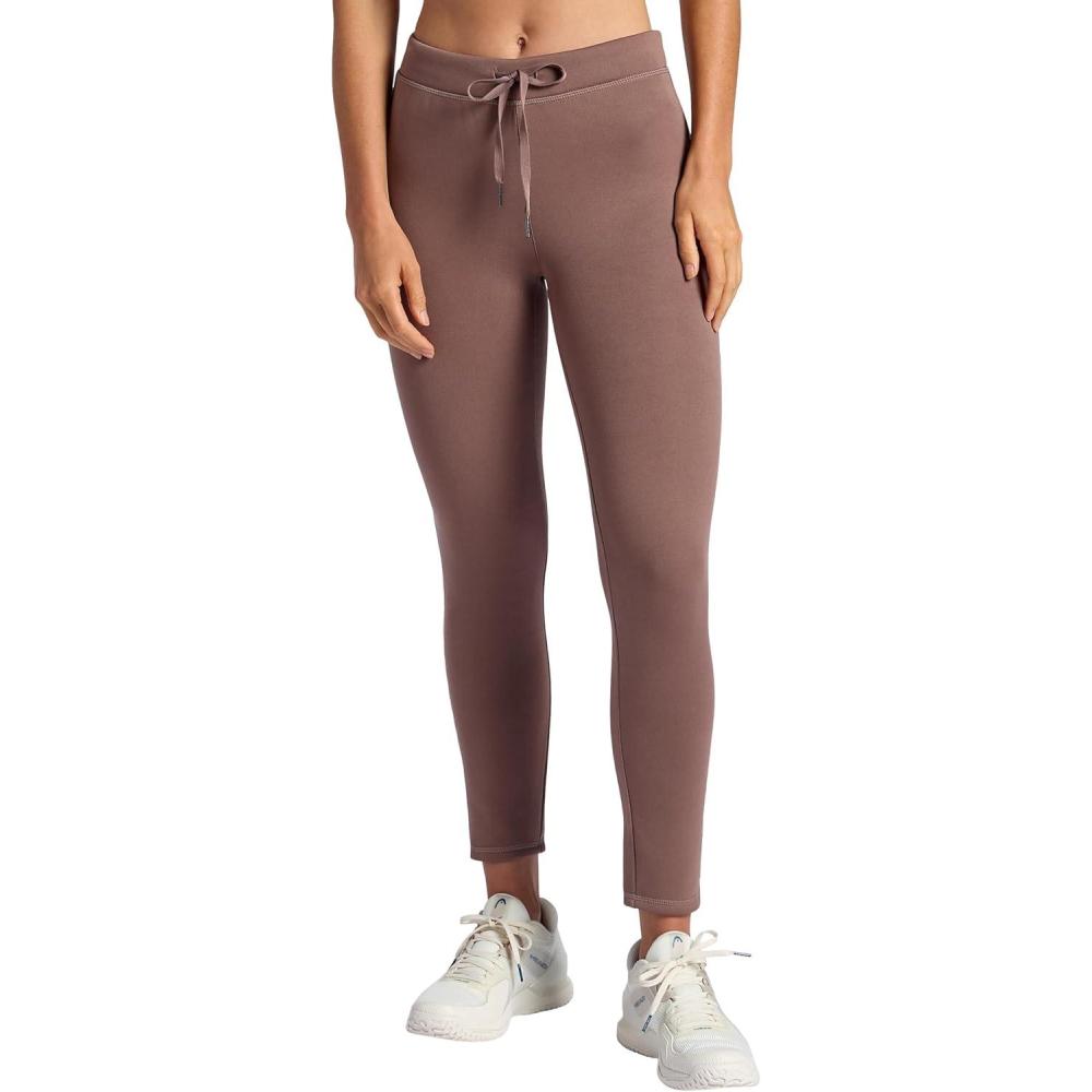 imageHead Womens Rally Fleece Legging Slim Fit 28 Inseam Midweight Faux Fur Fleece MaterialDeep Taupe