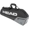 HEAD Core 3R Pro Tennis Racquet Bag – Holds 3 Racquets, Adjustable Strap(Black/Grey)