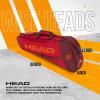 HEAD Core 3R Pro Tennis Racquet Bag – Holds 3 Racquets, Adjustable Strap(Red/Dark Red)
