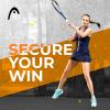 HEAD Core Tennis Backpack – Holds 2 Racquets with Padded Adjustable Straps Sports Bag(Grey/Yellow)