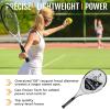 HEAD Geo Speed Adult Tennis Racket – Pre-Strung Light Balance 27.5 Inch Racquet(Black/White)