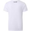 HEAD Girls Tie-Break II Performance Tennis T-Shirt – Moisture Wicking Athletic Top for Practice & Play(Apricot Print)