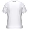 HEAD Girls Tie-Break II Performance Tennis T-Shirt – Moisture Wicking Athletic Top for Practice & Play(Light Blue Print)