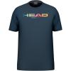 HEAD Junior Rainbow T-Shirt – Soft Moisture Wicking Logo Tee for Sports & Everyday Wear(Navy)