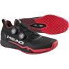 HEAD Men’s Endure Pro BOA Tennis Shoe – Lightweight, Precision Fit, Shock Absorbing, Durable(Black/Red)