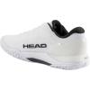 HEAD Men’s Revolt Pro 5.0 Tennis Shoe – Lightweight Breathable All-Court Stability Performance(White/Black)