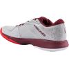 HEAD Men’s Sprint Evo 4.0 Tennis Shoe(Light Grey/Red)