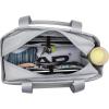 HEAD Pro X Tote Bag – Tennis Racquet Tote with Laptop Compartment, Multi-Purpose Sports & Travel Tote, Space for 2 Racquets, Water Bottle Holders(Light Grey)