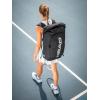 HEAD Tour Racqpack Tennis Bag Backpack – Rolltop Design, Holds Up to 3 Racquets, Multiple Accessory Pockets, Premium Travel & Court Bag(Black)