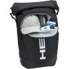 HEAD Tour Racqpack Tennis Bag Backpack – Rolltop Design, Holds Up to 3 Racquets, Multiple Accessory Pockets, Premium Travel & Court Bag(Black)
