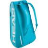 HEAD Tour Racquet Bag L (9R) Tennis Bag – Holds Up to 9 Racquets, CCT+ Climate Control Technology, 2 Main Compartments, Shoe Pocket & Backpack Carry System(Blue)