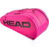 HEAD Tour Racquet Bag M (6R) Tennis Bag – Holds Up to 6 Racquets, CCT+ Climate Control Technology, 2 Main Compartments, Shoe Pocket & Backpack Carry System(Pink)