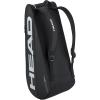 HEAD Tour Racquet Bag M (6R) Tennis Bag – Holds Up to 6 Racquets, CCT+ Climate Control Technology, 2 Main Compartments, Shoe Pocket & Backpack Carry System(Black)