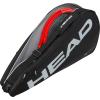 HEAD Tour Racquet Bag S (3R) Tennis Bag – Holds 3 Racquets, Reflective Fabric, Backpack Carry System, External Phone Pocket & Accessory Storage(Black)